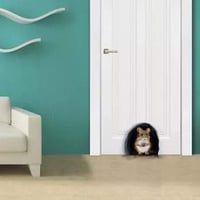 TOPINCN set 5 autocolante de perete 3D cu gaură de șoarece, decor drăguț, 12 x 16,8 cm, decorațiuni DIY pentru interior și exterior 6