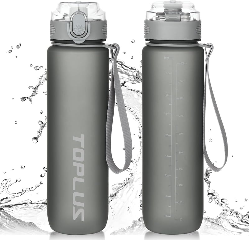 TOPLUS 1 literes BPA-mentes sportpalack szűrővel