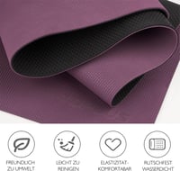 TOPLUS Fitness és Jóga Szőnyeg Hordszíjjal, Csúszásmentes Yoga Mat 5