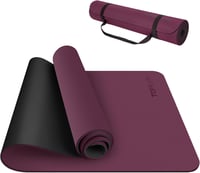 TOPLUS Fitness és Jóga Szőnyeg Hordszíjjal, Csúszásmentes Yoga Mat 1