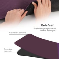 TOPLUS Fitness és Jóga Szőnyeg Hordszíjjal, Csúszásmentes Yoga Mat 6
