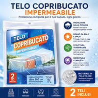 Topolenashop 275663 Otočný vonkajší sušiak na bielizeň, vodoodolný a priedušný ochranný obal proti dažďu, slnku a smogu, 2 ks, 150x280 cm 4