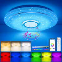 Plafonieră LED TOPPLEE, reglabilă, RGB cu schimbare de culoare, cu telecomandă, model cer înstelat, pentru camera copiilor, dormitor și sufragerie 1