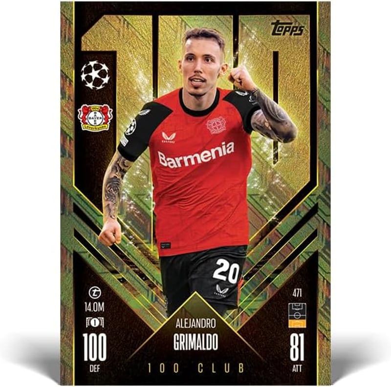Topps Match Attax 24/25 teljes doboz 24 csomag 288 kártya Hero csomag