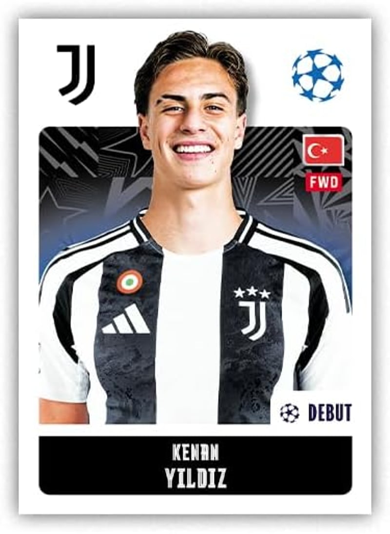 Topps UEFA Bajnokok Ligája 24/25 Matrica Gyűjtemény - Teljes Doboz (50 csomag/300 matrica) Garantált Hero Csomag, Focis Gyűjtőknek