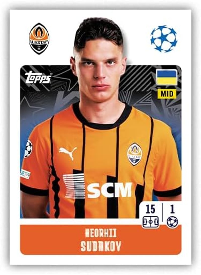 Topps UEFA Bajnokok Ligája 24/25 Matrica Gyűjtemény - Teljes Doboz (50 csomag/300 matrica) Garantált Hero Csomag, Focis Gyűjtőknek