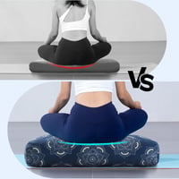 TOPROUD Yoga Bolster Meditációs Párna Regeneratív Jógához 70x27x15cm 5
