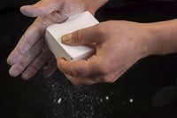 TOPSIDE Creta de Gimnastică 4 x 56 g Bloc de Magneziu pentru Halterofilie, Escaladă, Bouldering, Gimnastică și Crossfit 5