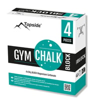 TOPSIDE Creta de Gimnastică 4 x 56 g Bloc de Magneziu pentru Halterofilie, Escaladă, Bouldering, Gimnastică și Crossfit 1