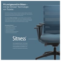 Ergonomická kancelárska stolička Topstar Sitness 20, fialová 4