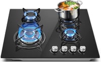 TopStrong 4 égős gázfőzőlap 60 cm, 8060 W, automata biztonsági védelemmel 1