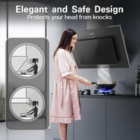 TopStrong 60 cm-es Páraelszívó LED Világítással, 350 m³/h Szívóerő, Aktívszén Szűrő, 3 Fokozat 4