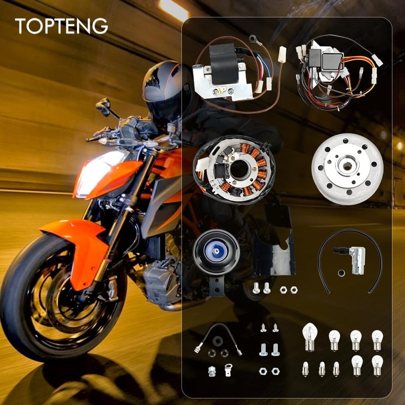 Topteng 12V Gyújtásrendszer Konverziós Szett Simson S50 S51 S53 S70 S83 Enduro
