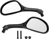 Topteng Visszapillantó Tükör Szett - Bal és Jobb Oldali, Gilera Runner 125/180/200/50 SP és Piaggio NRG Power TPH Modellekhez, Fekete 1