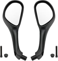 Topteng Visszapillantó Tükör Szett - Bal és Jobb Oldali, Gilera Runner 125/180/200/50 SP és Piaggio NRG Power TPH Modellekhez, Fekete 4