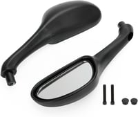 Topteng Visszapillantó Tükör Szett - Bal és Jobb Oldali, Gilera Runner 125/180/200/50 SP és Piaggio NRG Power TPH Modellekhez, Fekete 3