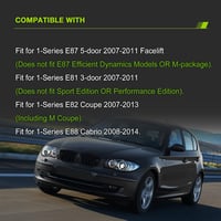 TOPTHAN BMW 1-es E81 E82 E87 E88 Fényes Fekete Vesekagyló Rács 2008-2011 2