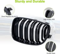 TOPTHAN BMW 1-es E81 E82 E87 E88 Fényes Fekete Vesekagyló Rács 2008-2011 4