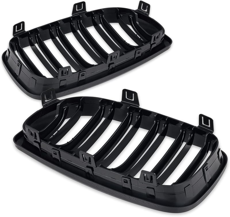 TOPTHAN BMW 1-es E81 E82 E87 E88 Fényes Fekete Vesekagyló Rács 2008-2011