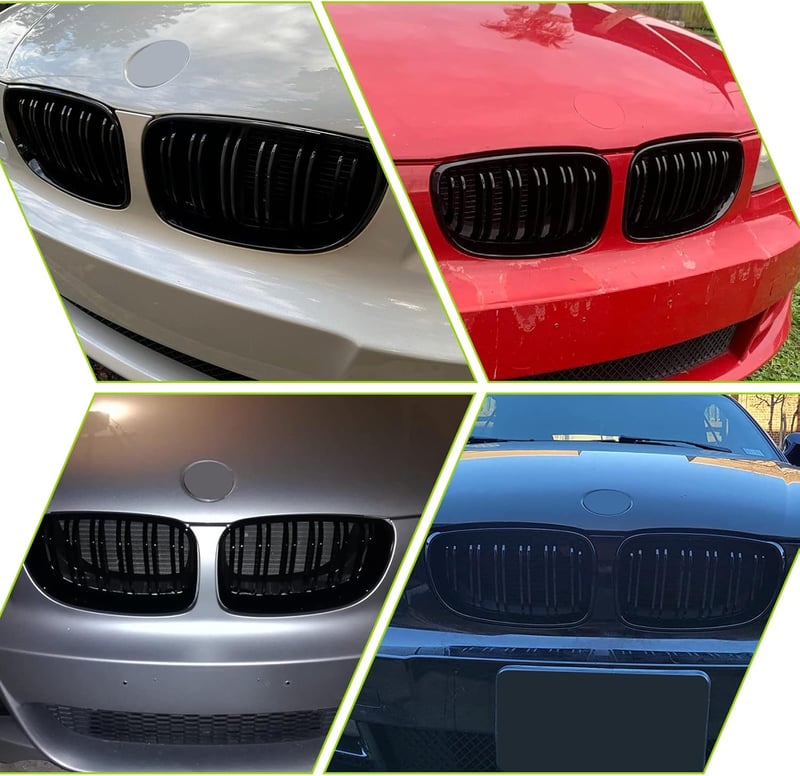 TOPTHAN BMW 1-es E81 E82 E87 E88 Fényes Fekete Vesekagyló Rács 2008-2011
