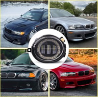 TOPTHAN LED Ködlámpa BMW E46 3-as Sorozathoz (320i 323i 325i 325xi 330i 330xi M3) - Sport Csomagos Modellekhez - Vízmentes Első Ködlámpa Sze 6
