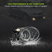 TOPTHAN LED Ködlámpa BMW E46 3-as Sorozathoz (320i 323i 325i 325xi 330i 330xi M3) - Sport Csomagos Modellekhez - Vízmentes Első Ködlámpa Sze 5