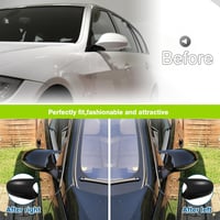 TOPTHAN Tükörburkolat BMW 3-as Sorozat E90 E91 E92 E93 2008-2013 Oldalsó Visszapillantó Tükör Ház Bal Jobb Fényes Fekete 3