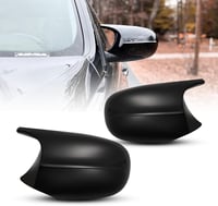 TOPTHAN Tükörburkolat BMW 3-as Sorozat E90 E91 E92 E93 2008-2013 Oldalsó Visszapillantó Tükör Ház Bal Jobb Fényes Fekete 1