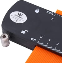TOPWAY Kontúr Mérce 250mm Alakmásoló Szerszám Csempékhez és Fához 4