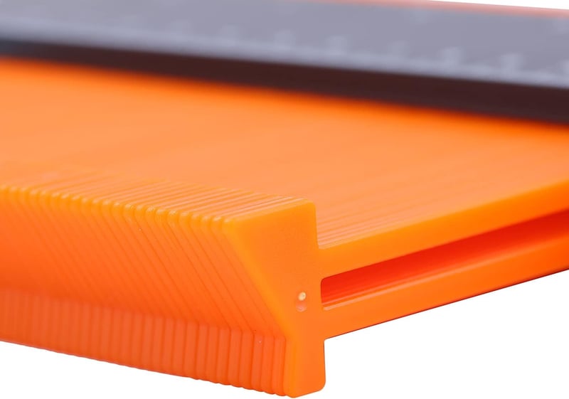 TOPWAY Kontúr Mérce 250mm Alakmásoló Szerszám Csempékhez és Fához