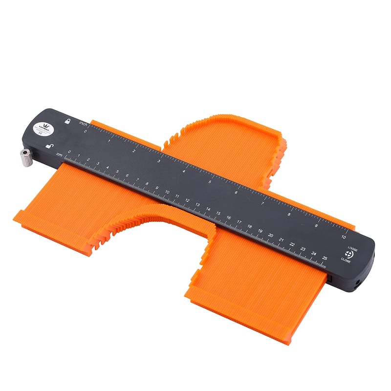 Obrysová mierka TOPWAY s nastaviteľnou aretáciou – 250 mm