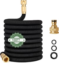 TOPWAYS 30m Rugalmas Kerti Locsolócső 1/2" Magas Nyomású Fúvókával 1