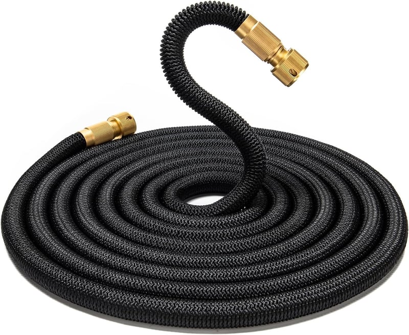 TOPWAYS 30m Rugalmas Kerti Locsolócső 1/2" Magas Nyomású Fúvókával