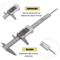 Topyond Digitális Tolómérő 150mm LCD Kijelzővel, Vízálló Porálló Precíziós Mérőeszköz Háztartási és Ipari Használatra 2