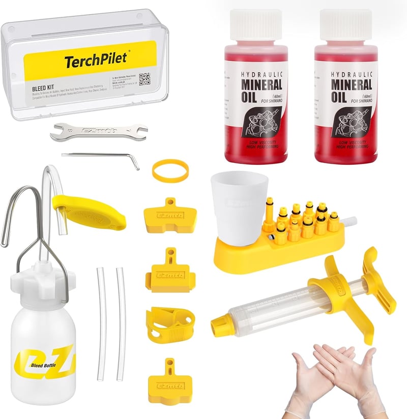 TorchPilot Hidraulikus Féktöltő Készlet Shimano TEKTRO 120ml Ásványi Olajjal