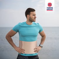 TOROS-GROUP Szülés Utáni Hasprés Rugalmas Pocakszalag 24cm Postpartum Binder 9