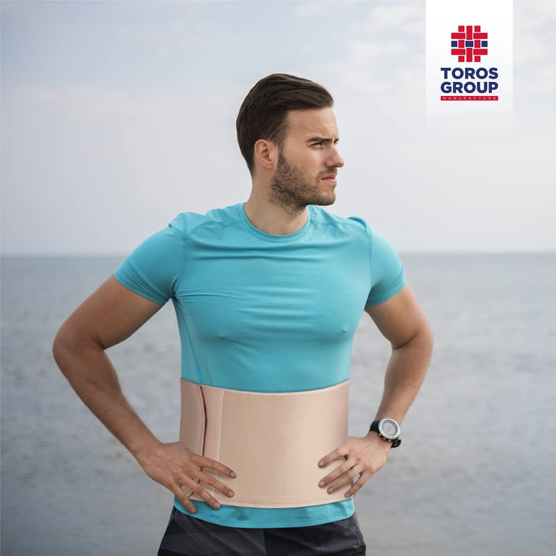 TOROS-GROUP Szülés Utáni Hasprés Rugalmas Pocakszalag 24cm Postpartum Binder