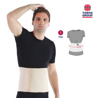 TOROS-GROUP Szülés Utáni Hasprés Rugalmas Pocakszalag 24cm Postpartum Binder 6