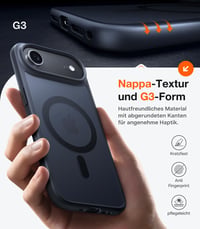Husă TORRAS Guardian-Mag pentru iPhone 17 Air cu MagSafe - Protecție militară, buton pentru cameră, rezistentă la șocuri, anti-zgârieturi, husă subțire, negru mat 8