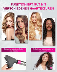 TOSAGE Airwrap Diffúzor Fej Hullámok Göndörítéshez HS01 HS05 HS08 Szürke 6