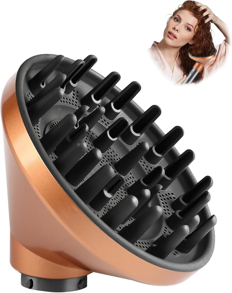 TOSAGE Diffúzor Dyson Airwrap HS01 HS05 HS08 Hullám Göndör Rézszín