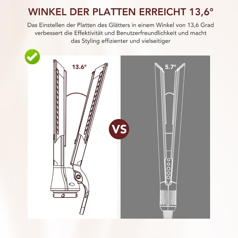 TOSAGE Airwrap Egyenesítő Fej Légáramlás Technológiával HS01 HS05 Fukszia