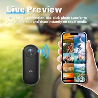 Telesná kamera TOSBARRFT 1080P POV Pro so záznamom zvuku a videa, 360° otočným klipom a magnetickým uchytením, 150-minútovou výdržou batérie, vhodná na konferencie a turistiku 7