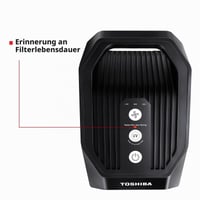 Toshiba CAF-Z45FR 3-u-1 pročistač zraka s H13 HEPA filtrom, filtrom s aktivnim ugljenom, UV svjetlom, 228 m³/h CADR, 99,7% učinkovitošću filtracije, za prašinu, pelud 3
