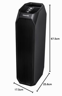 Toshiba CAF-Z45FR 3-u-1 pročistač zraka s H13 HEPA filtrom, filtrom s aktivnim ugljenom, UV svjetlom, 228 m³/h CADR, 99,7% učinkovitošću filtracije, za prašinu, pelud 9