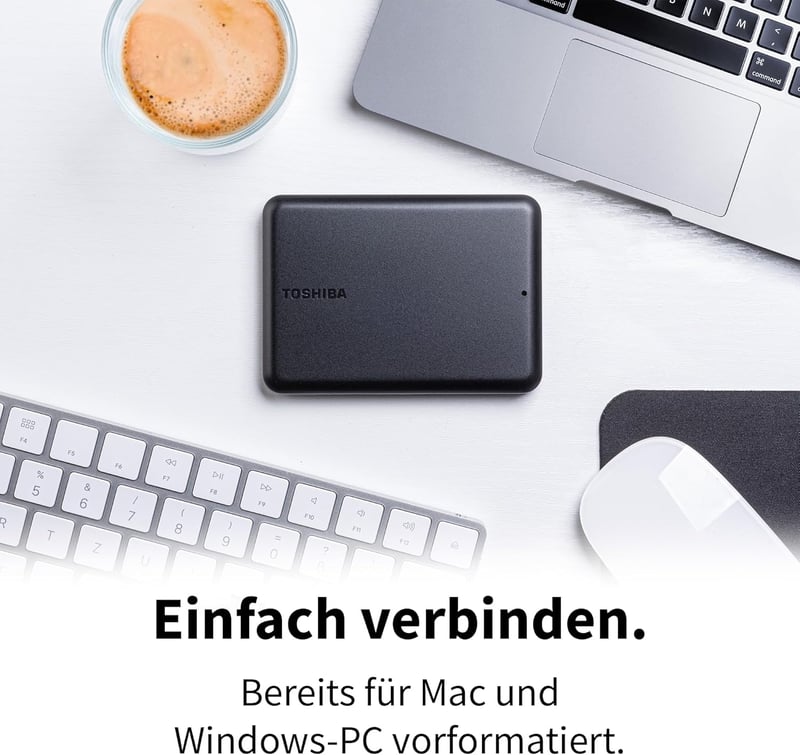 Toshiba Canvio Partner 1TB hordozható külső merevlemez USB 3.2 - 1 TB, Canvio Partner