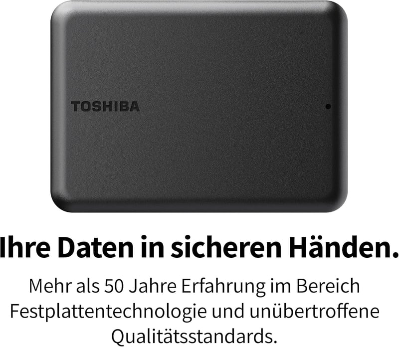 Toshiba Canvio Partner 1TB hordozható külső merevlemez USB 3.2 - 1 TB, Canvio Partner
