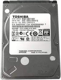 Toshiba MQ01ABD100V 1TB 5400RPM 8MB 2.5" Laptop Merevlemez SATA 2