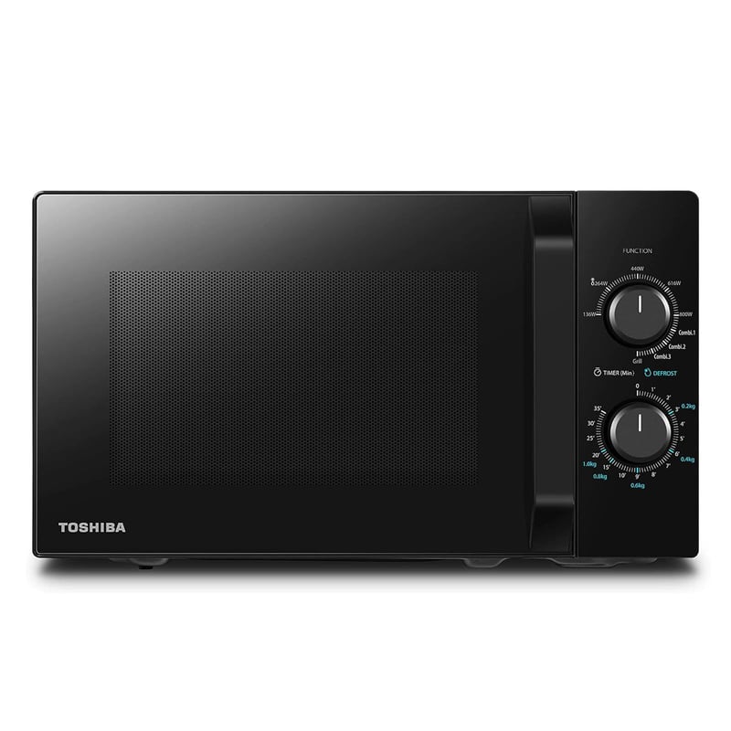 Mikrovlnná rúra s grilom Toshiba MW2-MG20PF(BK)/GE, 20 litrov – čierna