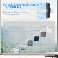 Tosima W2 Ablaktisztító Robot 3800 Pa Szívóerővel - Távirányítós, Intelligens Navigációs Rendszerrel, Automatikus Peremfelismeréssel Bel- és 2